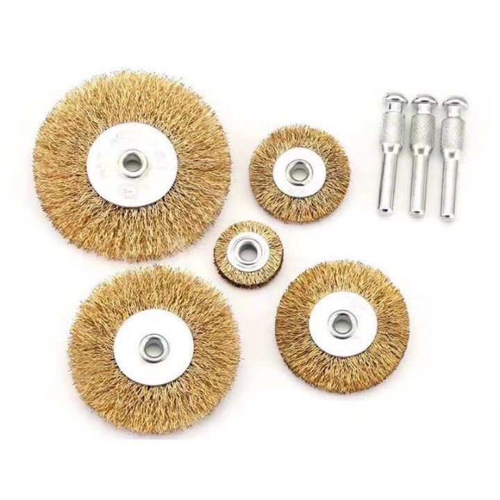 5pcs Electric Drill Wire Brush Flat Steel Wire Wheel Lazada PH