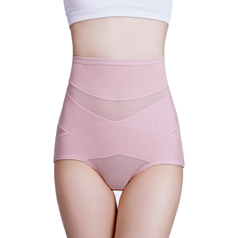 Seamless Ice Silk Tummy Control Panty for Women Plus Size High