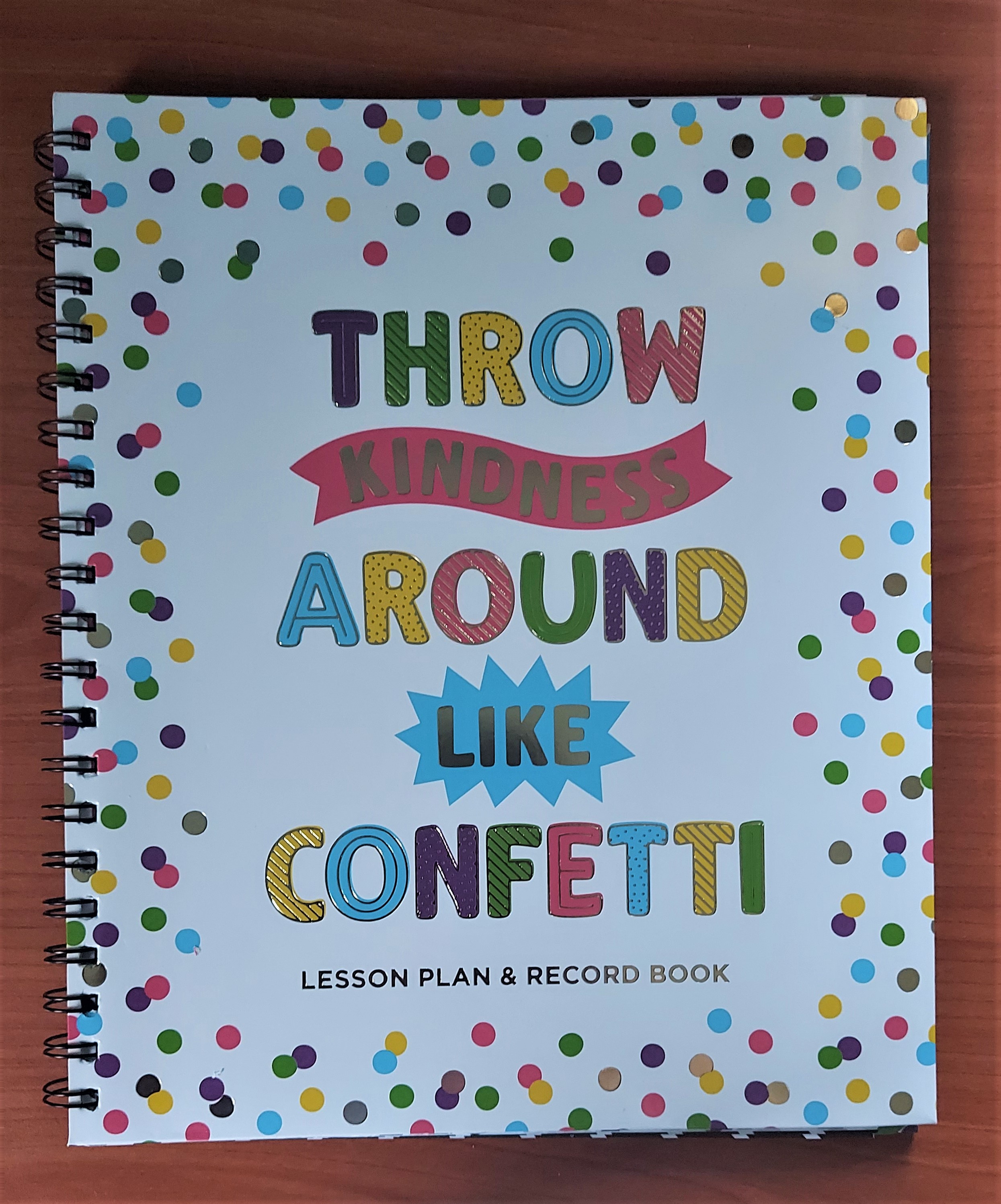 Throw Kindness Around Like Confetti Lesson Plan and Record Book Lazada PH
