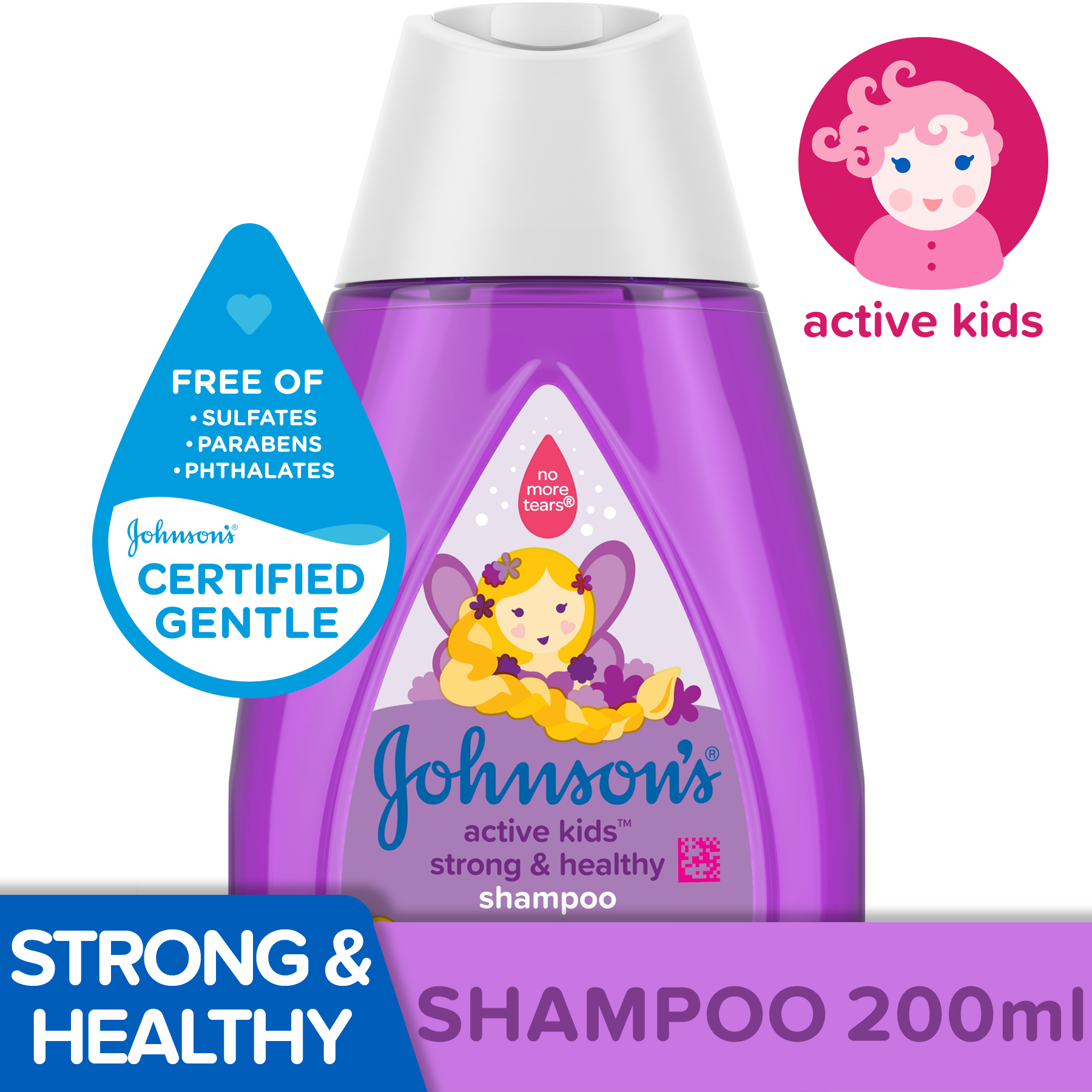 johnson's baby shampoo purple