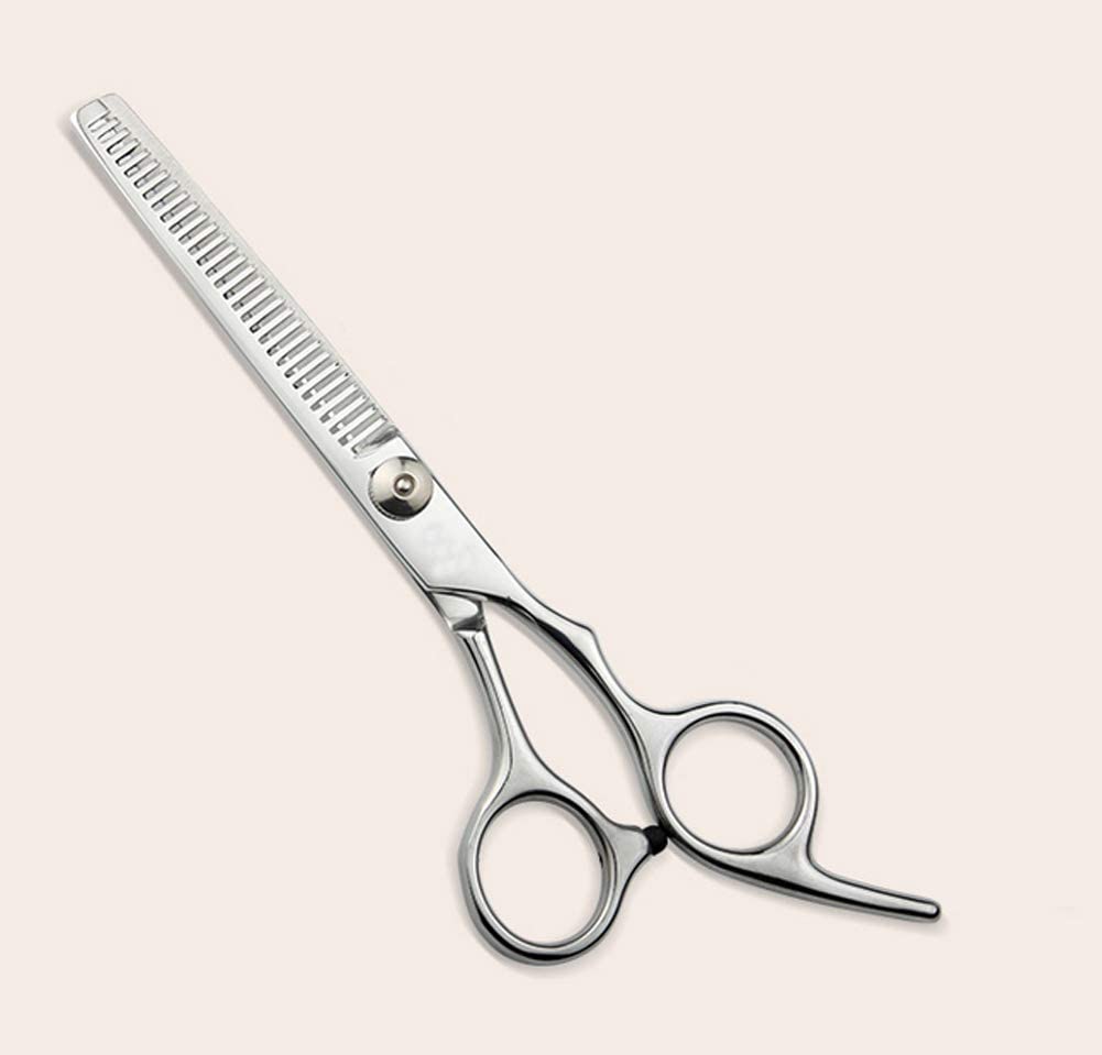 Haircut Shears Professional Barber Hair Cutting Trimming Razor Edge Teeth  Blending Scissor Stainless Steel 6.1 inch for Hairdressing Texturizing,  Home