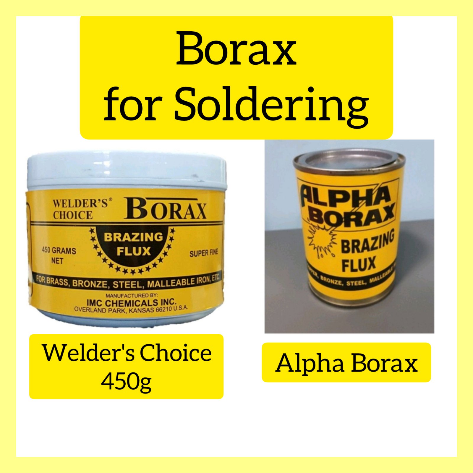 Borax Brazing Flux 450 grams