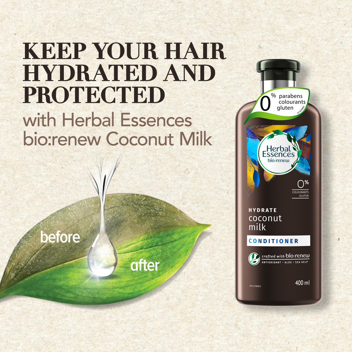Herbal Essences Coconut Milk Conditioner 400ml review and price