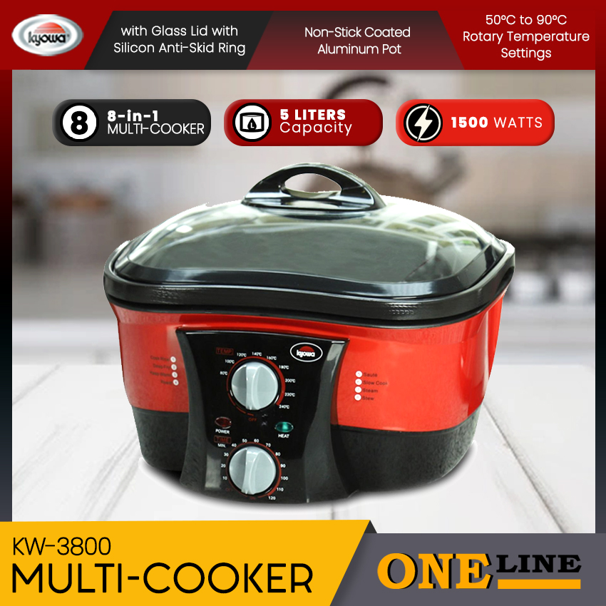 ONELINE Kyowa (KW3800) MultiCooker with 8in1 Easy Cooking Function