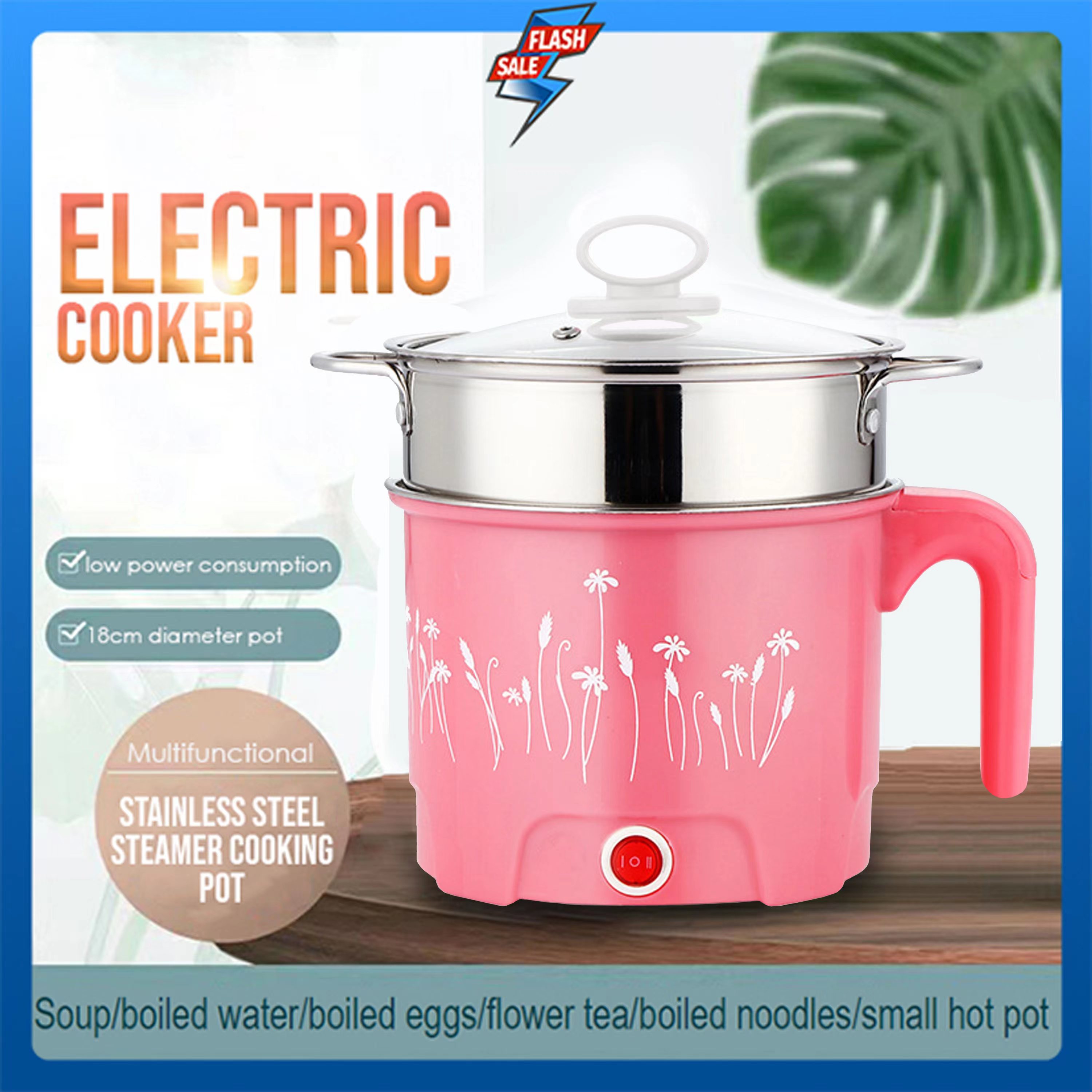 1.8L Multifunction electric cooker, electric steamer, rice cooker,Fast