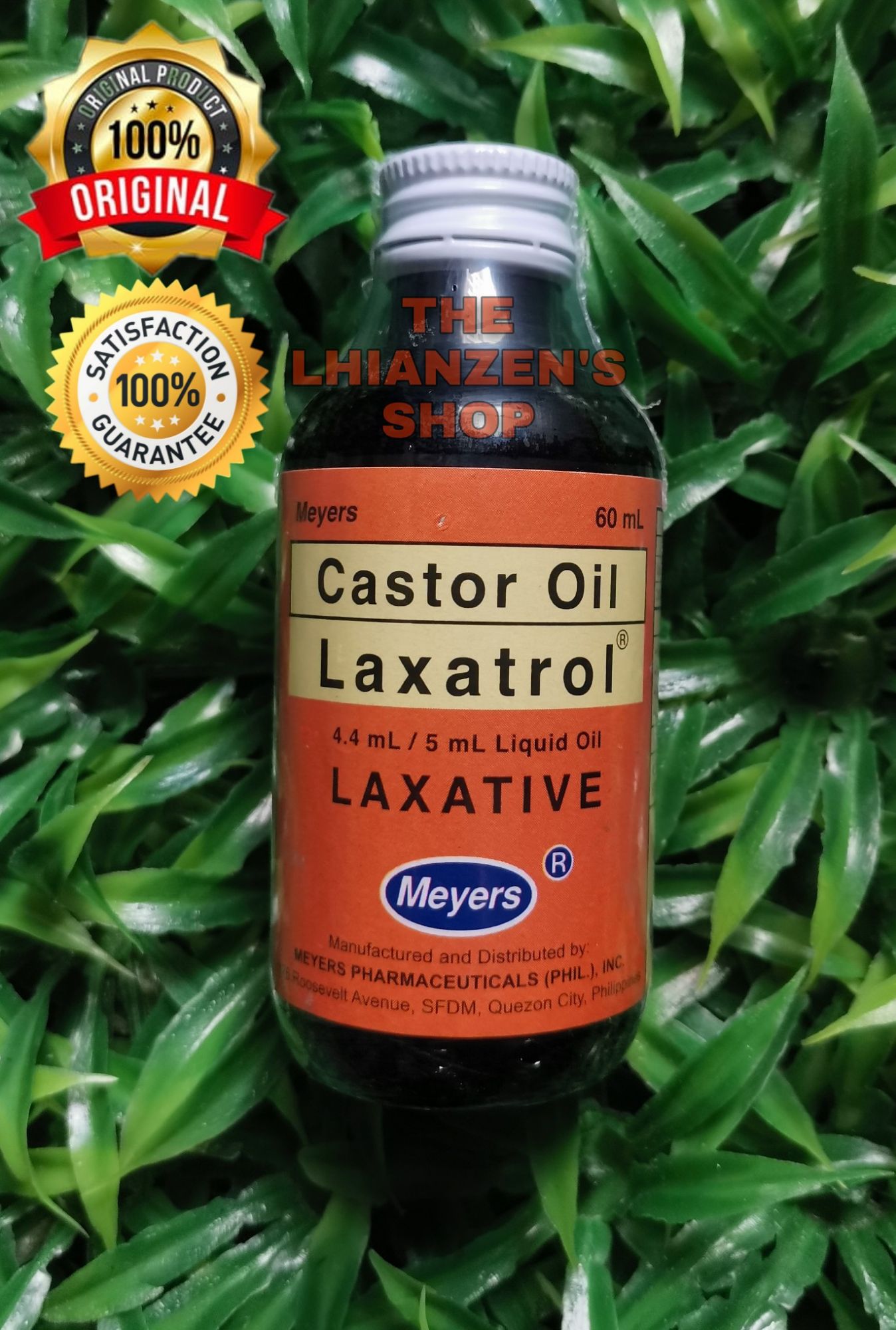MEYERS Castor Oil Laxative/Purgative 60ML (Sweet Orange Flavor) | Lazada PH