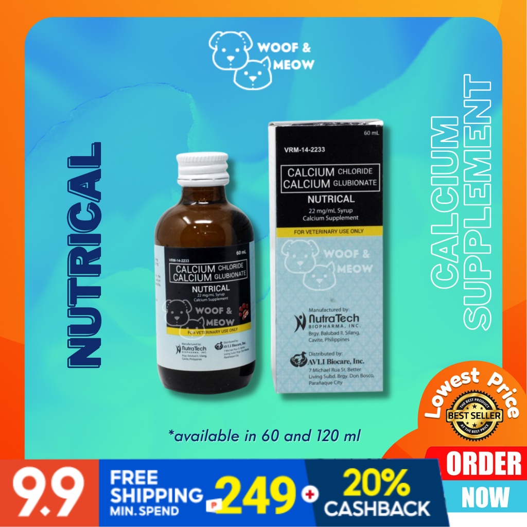Nutrical Syrup Calcium Supplement for Cats and Dogs Lazada PH