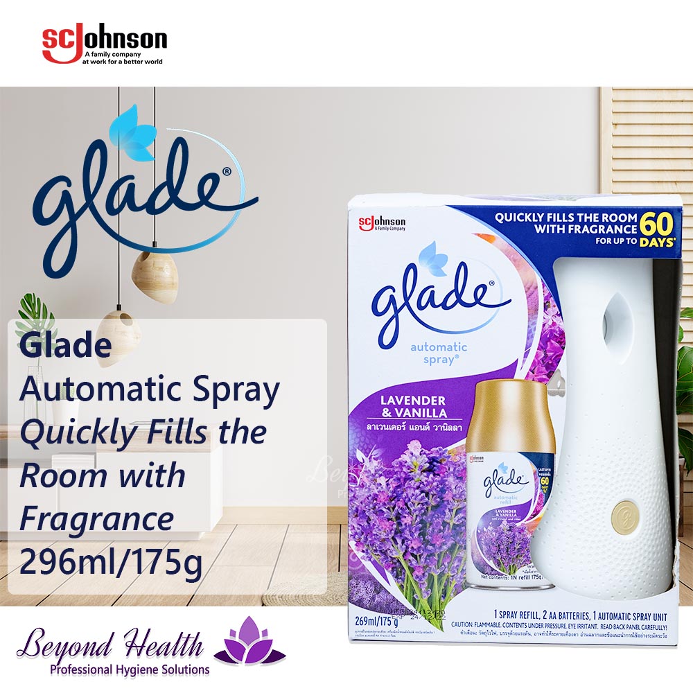 Glade Automatic Spray Unit and Refill Kit, Air Freshener for Home and