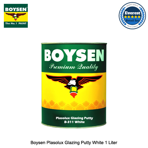 Boysen Plasolux Glazing Putty White 1 Liter | Lazada PH