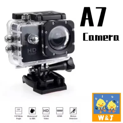 Original A7 Sports Camera WaterProof Action Camera Video Waterproof 1080P Action Camera Cam Ultimate Action Cam Camera Under Water Waterproof Extreme