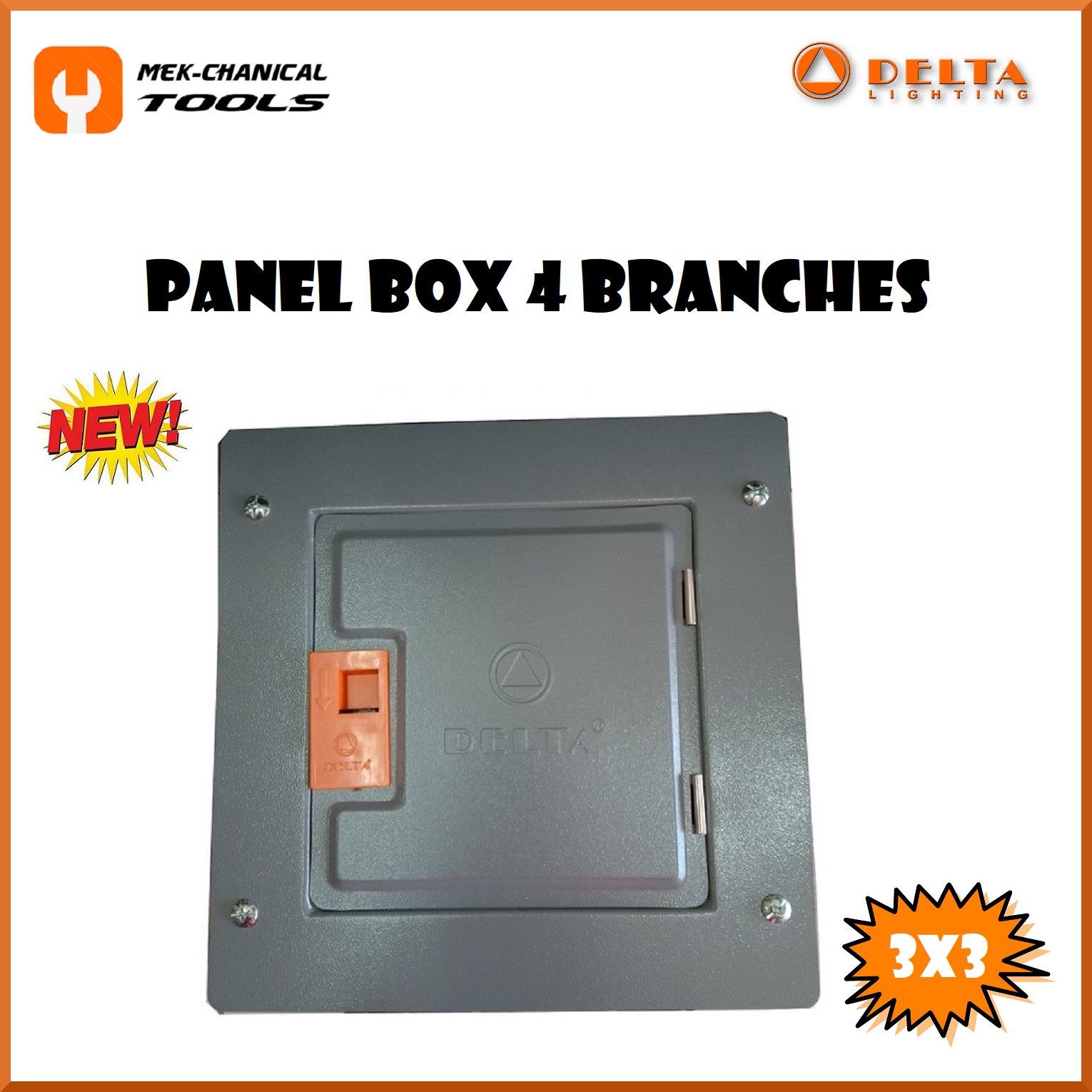 Delta Panel Box 4 Branches (3x3) Lazada PH