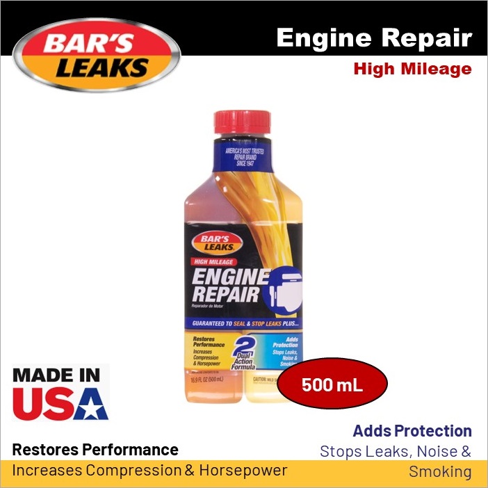 Bar's Leaks 1000 High Mileage Engine Repair, 16.9 oz. (500 ml) Lazada PH