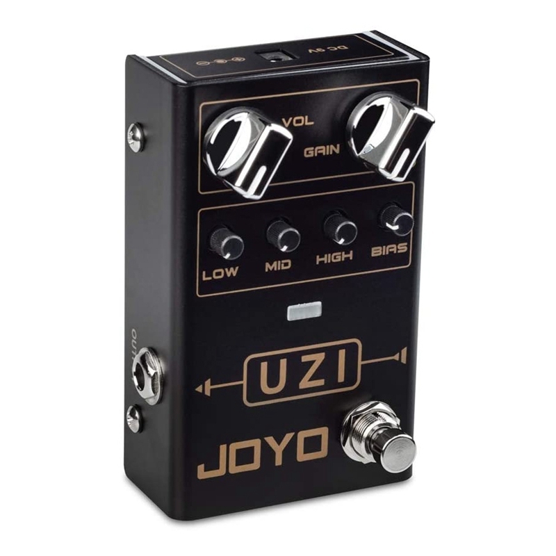 JOYO R-03 Uzi Distortion Pedal Guitar Effect Pedal with BIAS Knob for Heavy Metal Music True Bypass