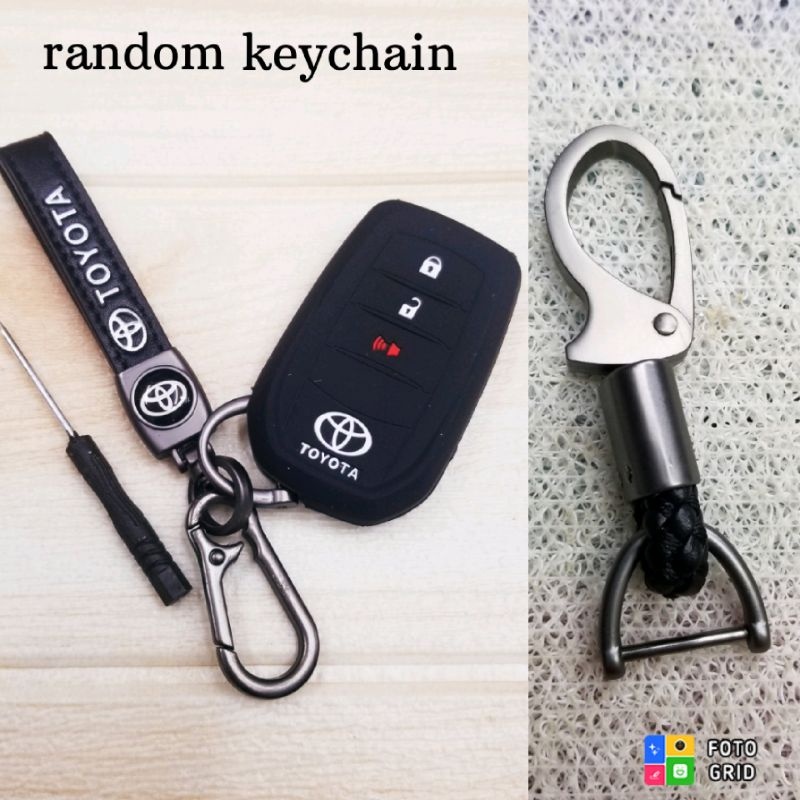 toyota hilux conquest silicon keychain toyota fortuner 3 4 buttons ...