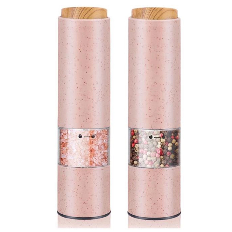 Electric Salt Pepper Grinder,Electric Ceramic Burr Mill for Herb/Pepper