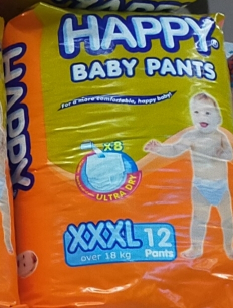 happy diaper xxxl