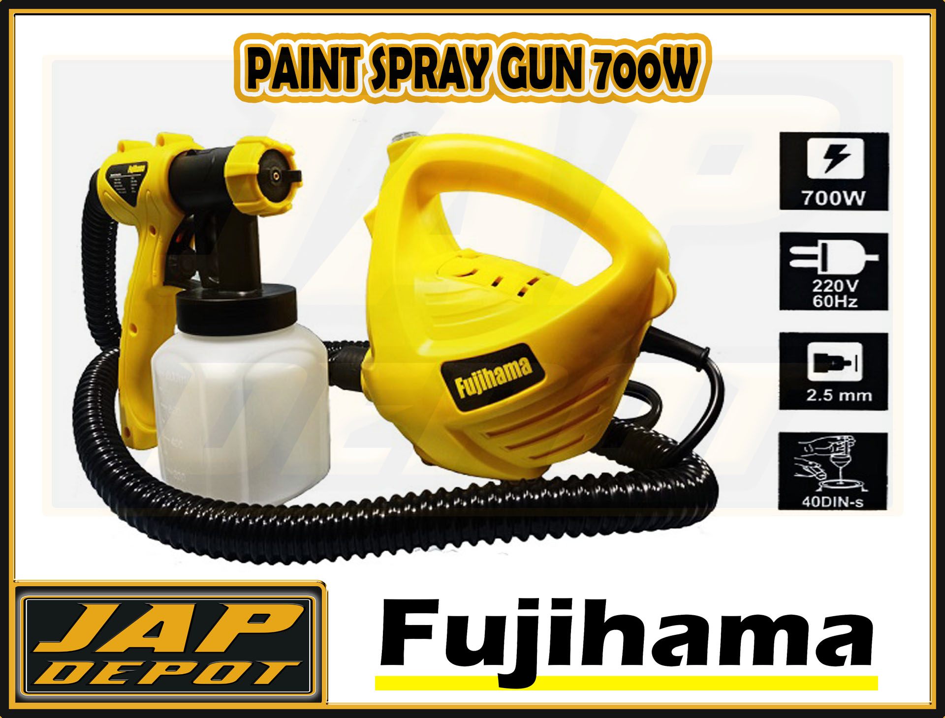 Fujihama Paint Zoom Spray Gun Electric 700W •HEAVY DUTY• Lazada PH