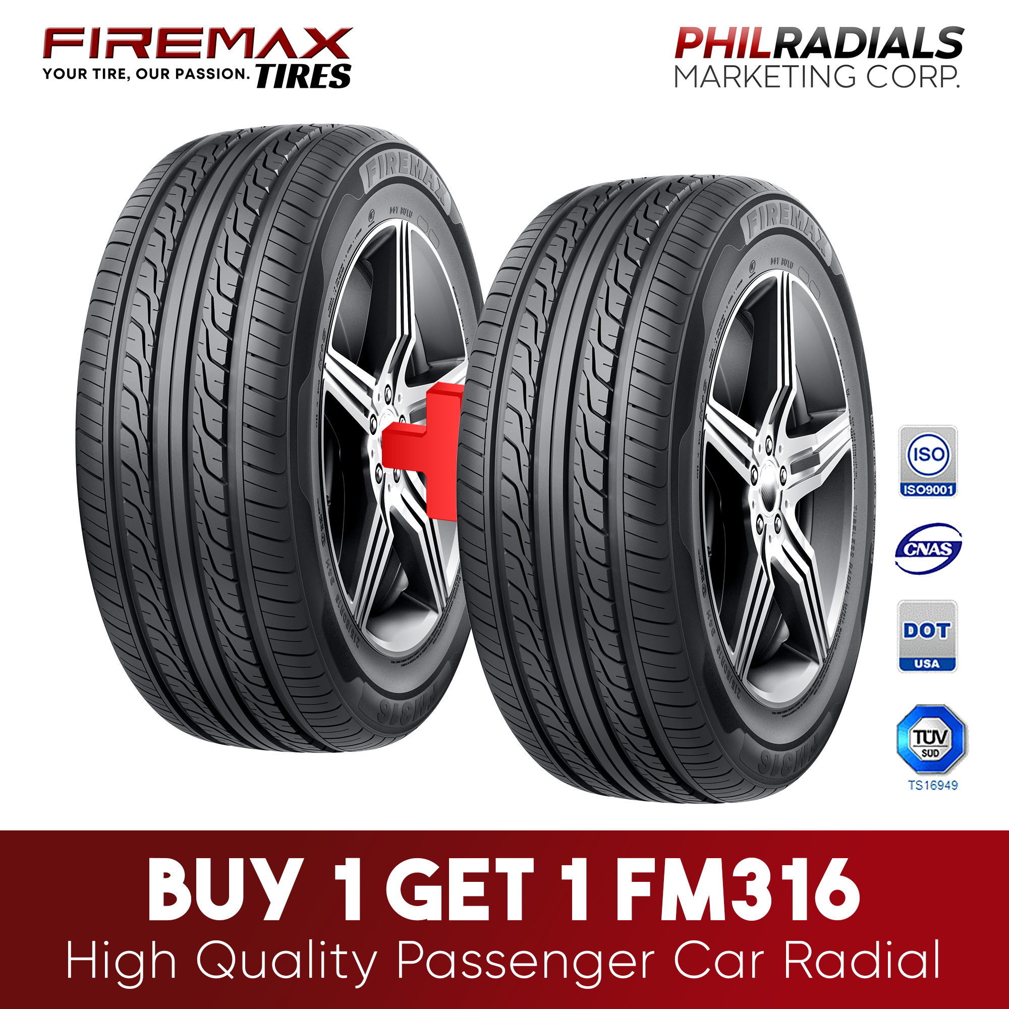 送料無料　205/65R16　FIREMAX　FM316　2016年製　2本　7ミリぐらい Firemax FM316 205⁄65HR16 Tires - Low Price \u0026 Fast Install