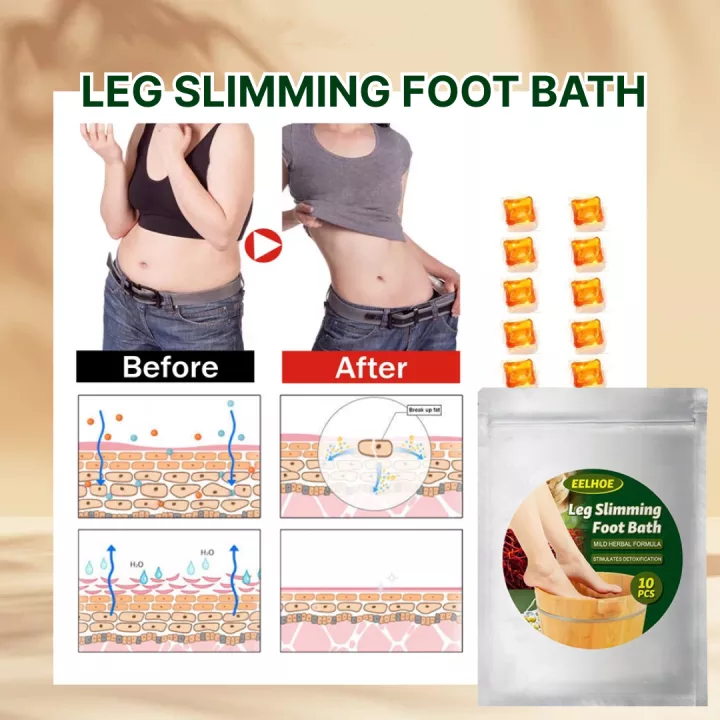 Hot Lymphatic Drainage Ginger Foot Soak Leg Slimming Foot Bath Weight Loss Remove