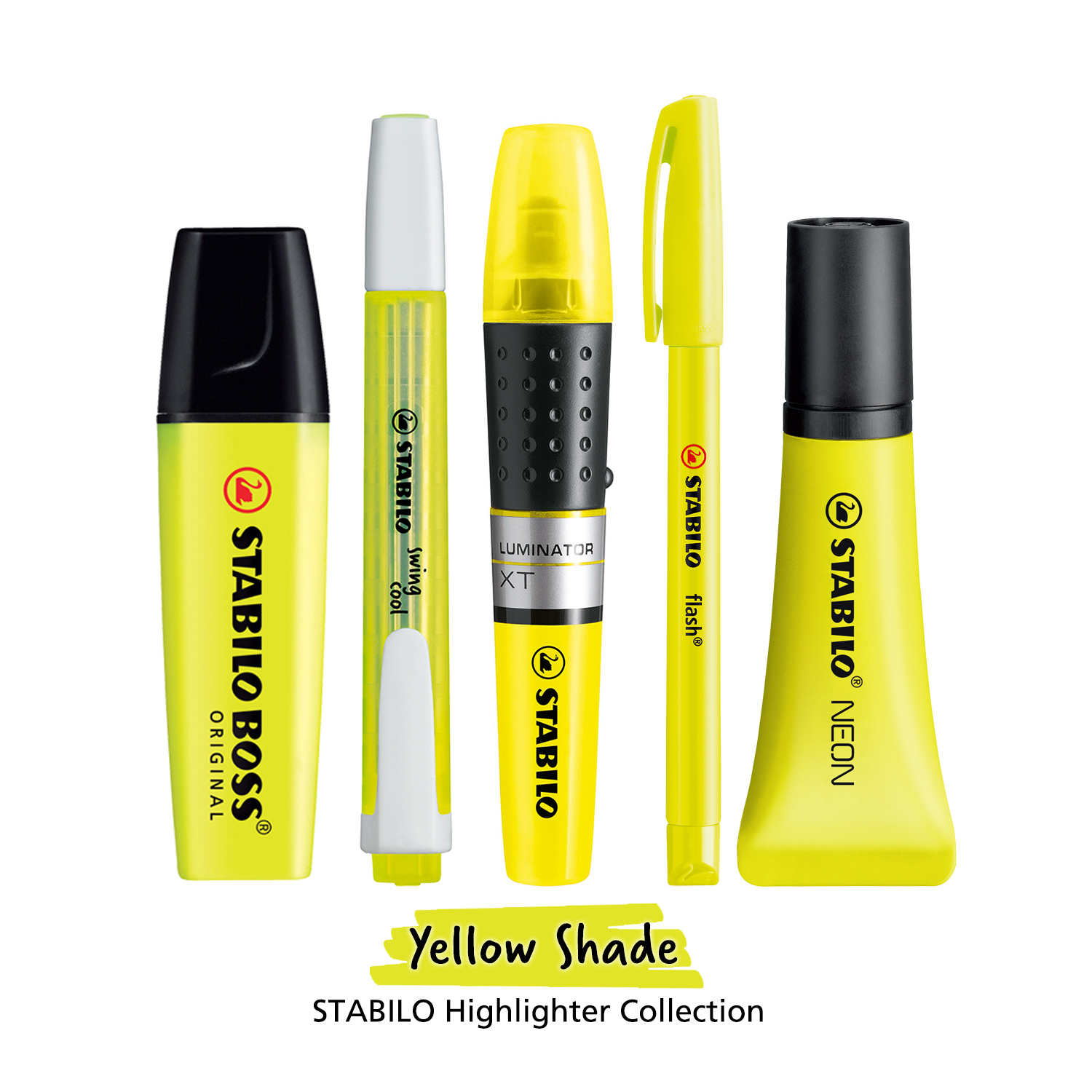 STABILO Highlighter Color Collection Shade Pen Marker Set School Office  Stationery