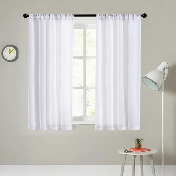 Decoration Roman Sheer Ds, Short Curtains For Living Room