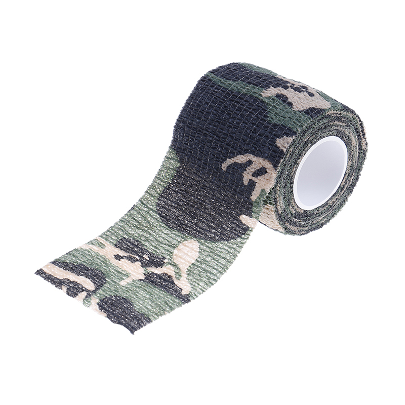 5pcs 5CMx4.5M Camo Hunting Camping Bionic Camouflage Stealth Tape Waterproof 