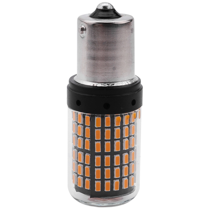 2 Pz BAU15S LED Canbus Ambra 1156 PY21W BA15S P21W Lampadina A LED Error Free No Hyperflash Indicatore Di Direzione Per Auto Lampada Arancione - Foto 4