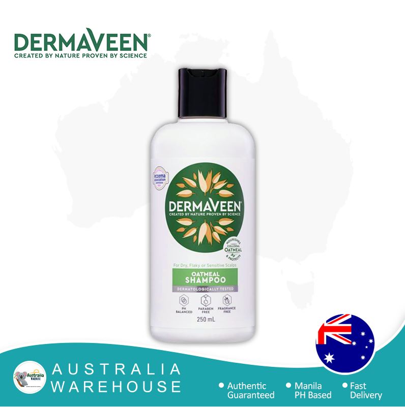 DermaVeen Oatmeal Shampoo for Dry, Flaky or Scalps 250ml. Lazada PH
