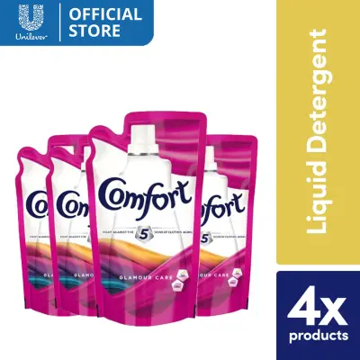 [BUNDLE] Comfort Liquid Detergent Glamour Care 600ml x4