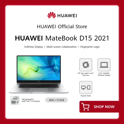 HUAWEI MateBook D 15 Laptop |10th generation | Intel® Core™ processor | FullView display |