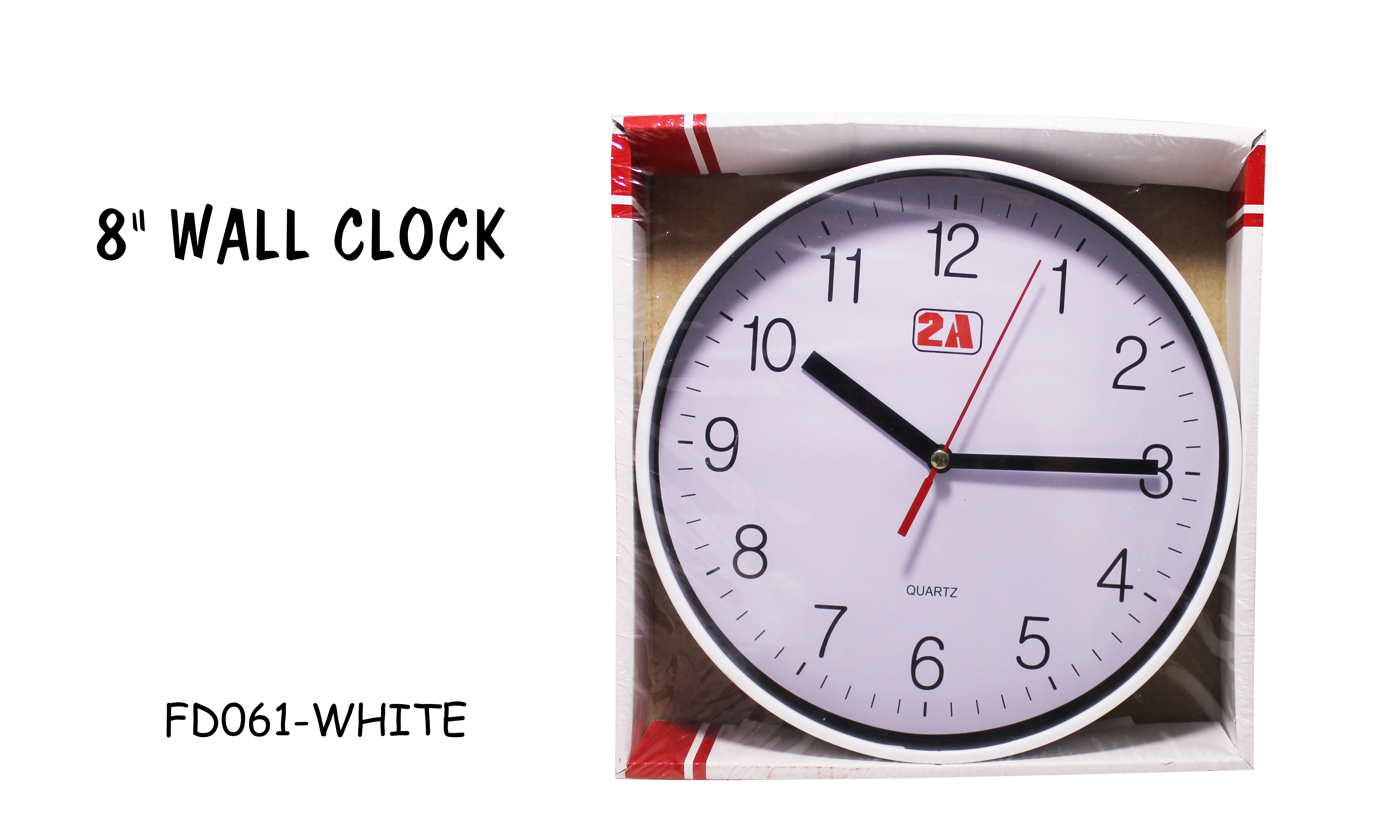 8 Inches Wall Clock Fd061 Buy Sell Online Clocks With Cheap Price Lazada Ph