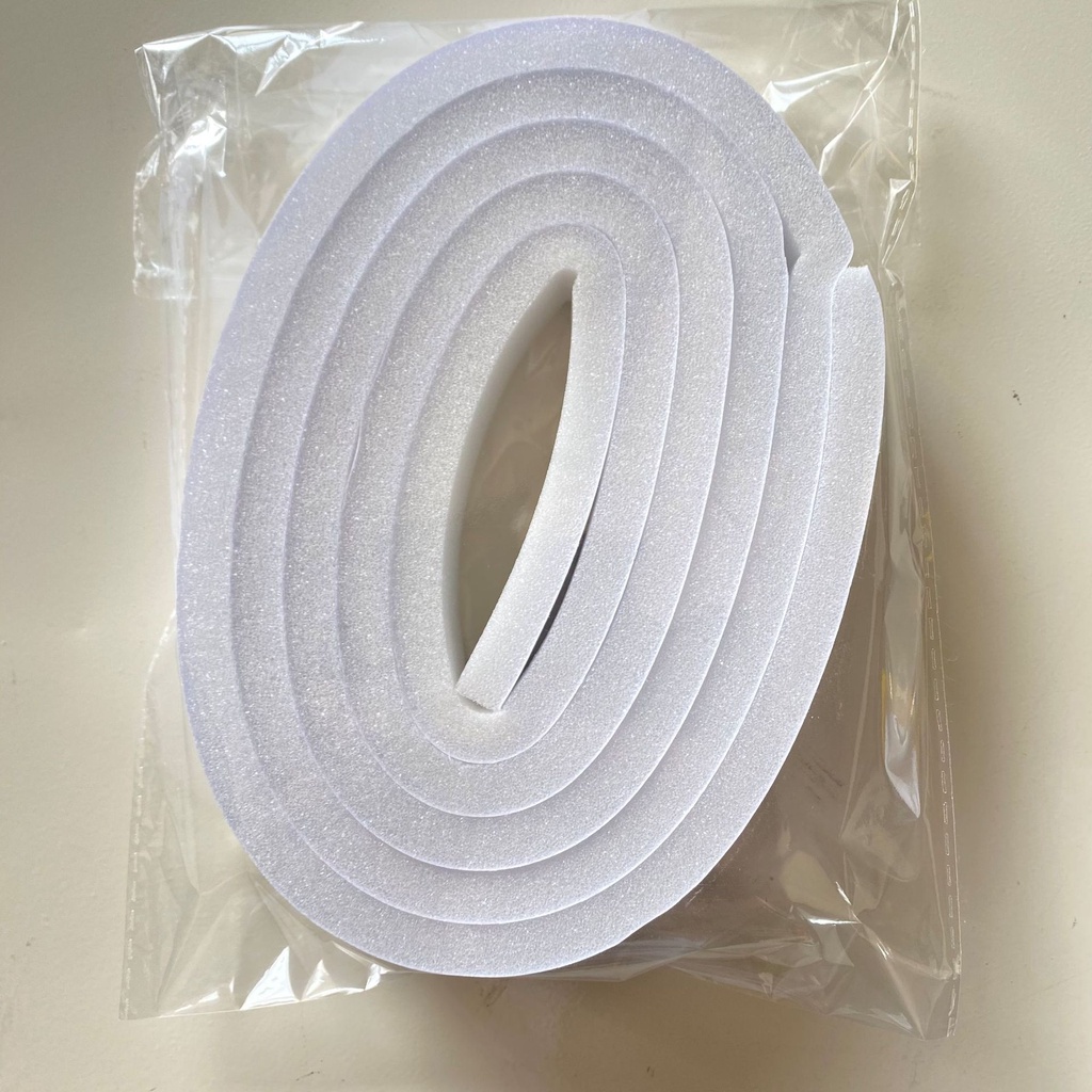 2M PU Sponge Foam Seal Strip Tape Door And Window Foam Seal Tape