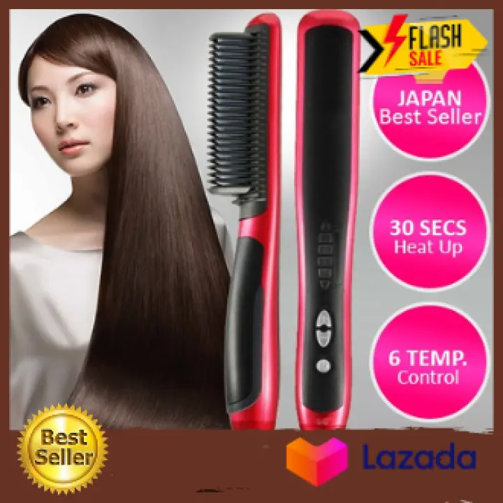 queen's glass fast hair straightener