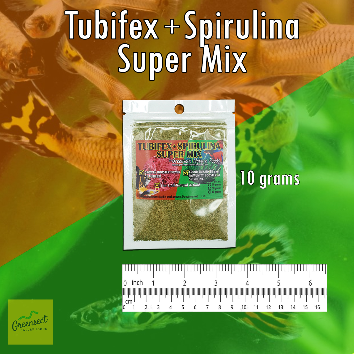 TUBIFEX + SPIRULINA Fish Food Mix Pet Food Lazada PH