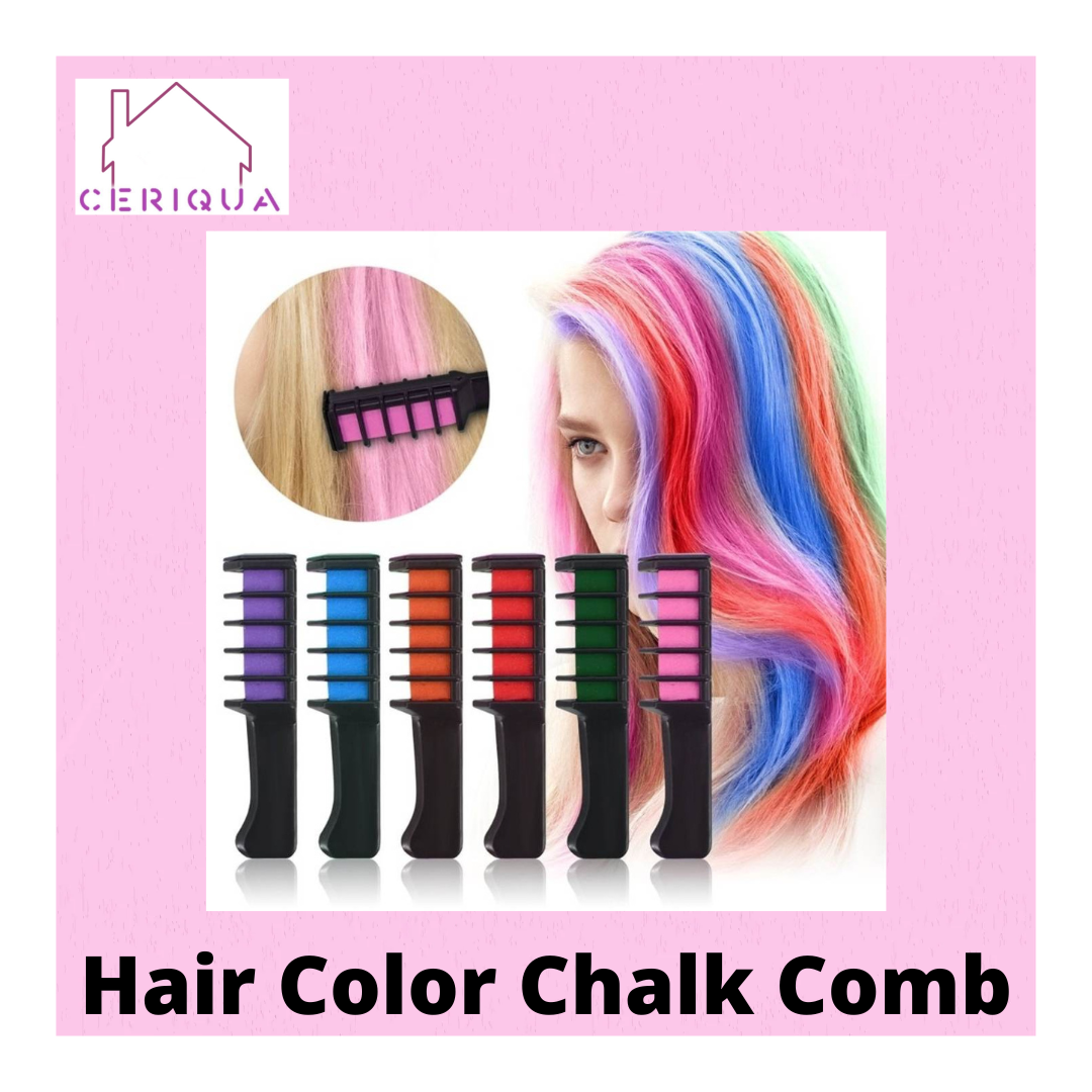 CERIQUA Fashion Mini Disposable Personal Use Hair Chalk Color Comb Dye Kits  Temporary Party Cosplay | Lazada PH