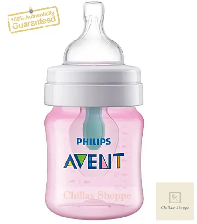 avent pink bottles gift set