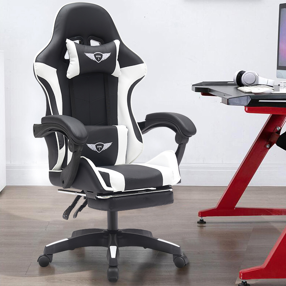 Leather Office/Gaming Chair Ergonomic Office Computer Chair High Back ...