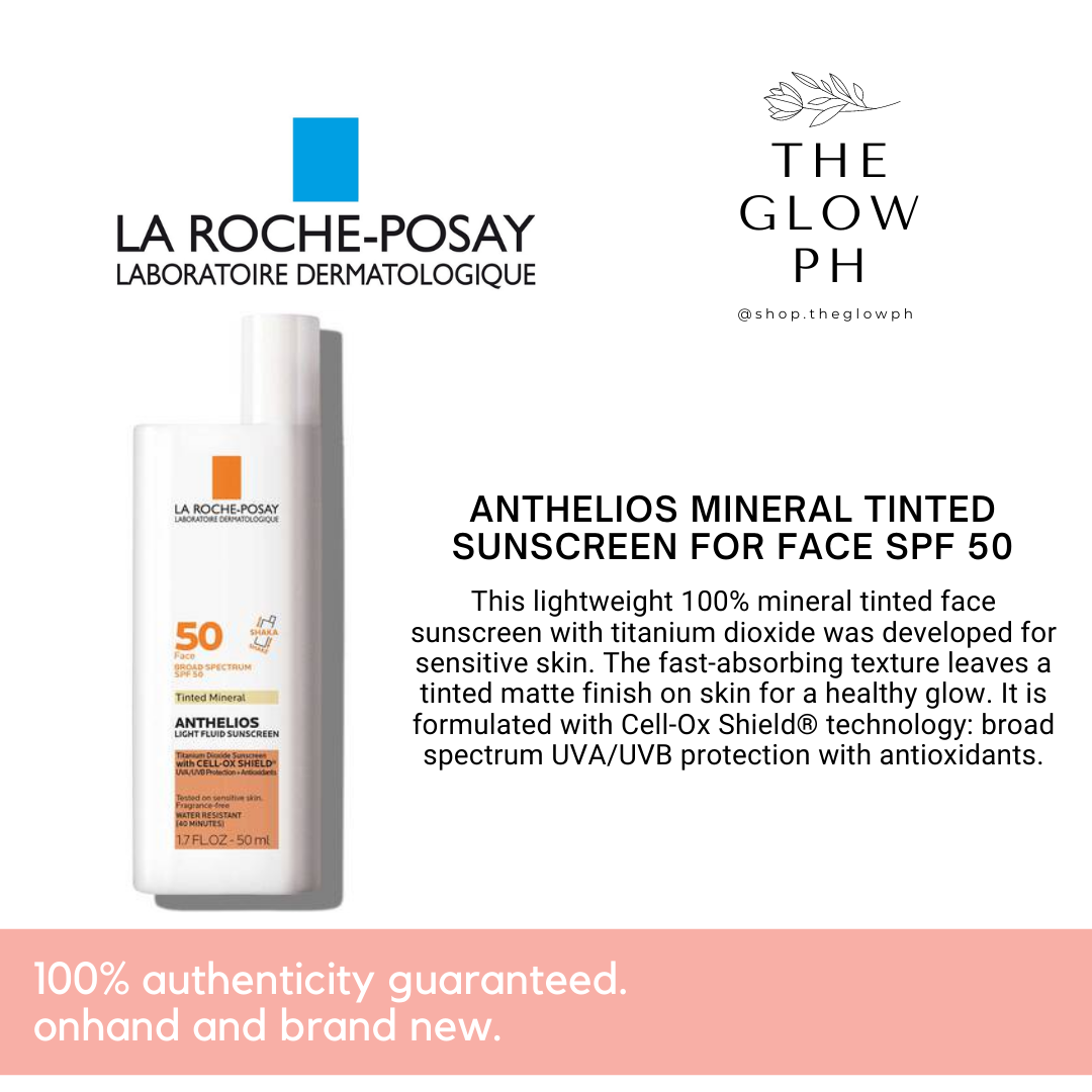 La Roche-Posay Anthelios Mineral Tinted Sunscreen SPF50 for Face 1.7 fl.  oz. (50ml) 