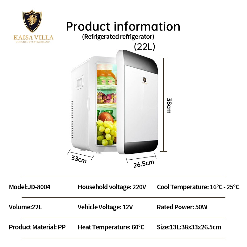 Kaisa Villa refrigerator personal refrigerator small refrigerator mini