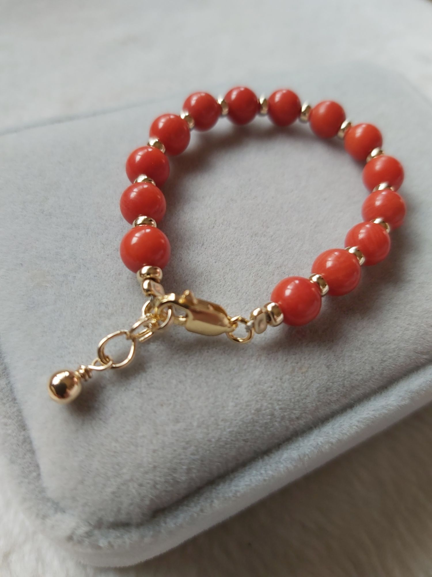 coral bracelet