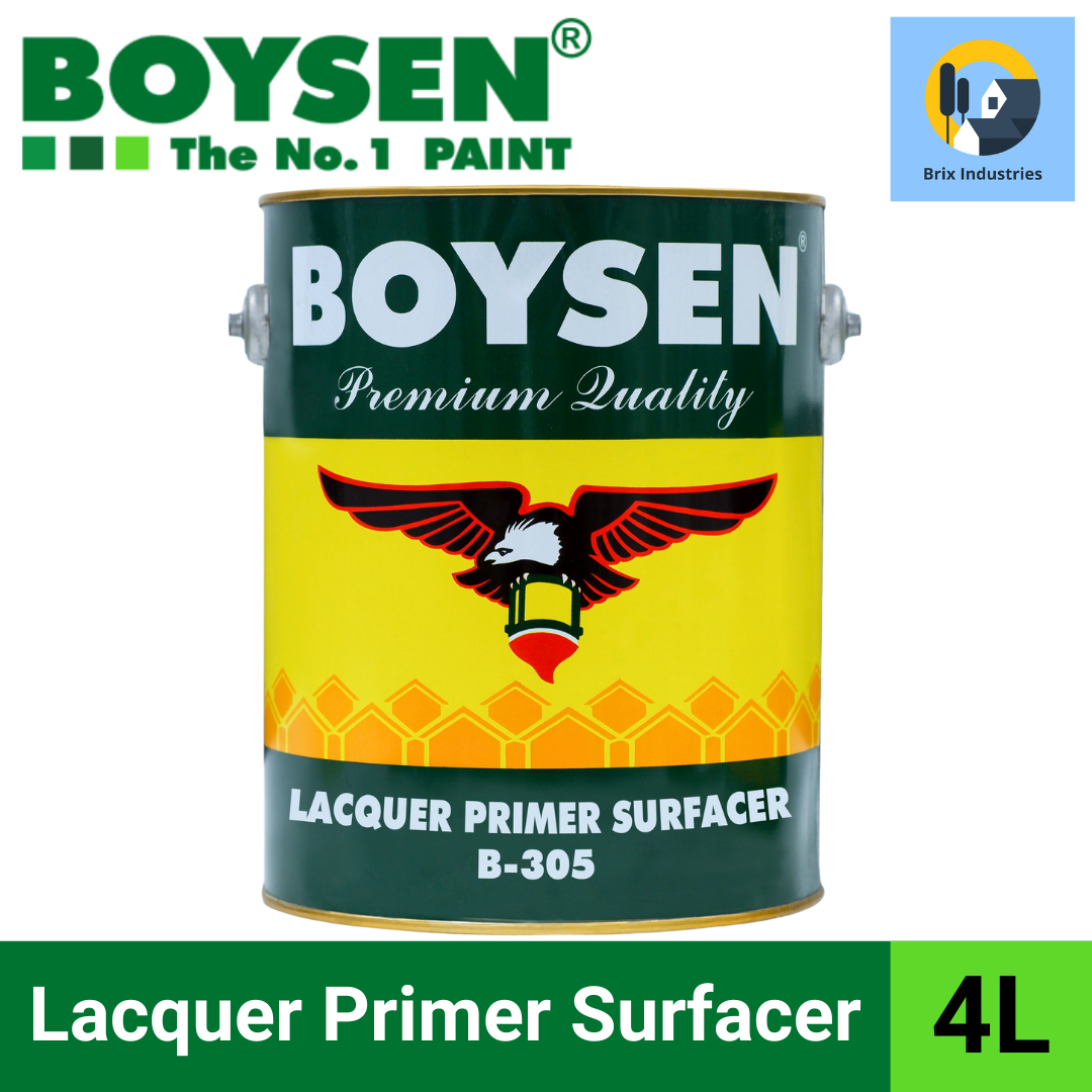 Boysen Lacquer Primer Surfacer B-305 Liter or Gallon Brix Industries ...