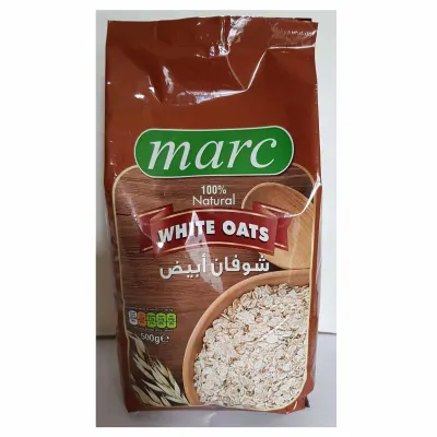 MARC 100% NATURAL WHITE OATS 500gm