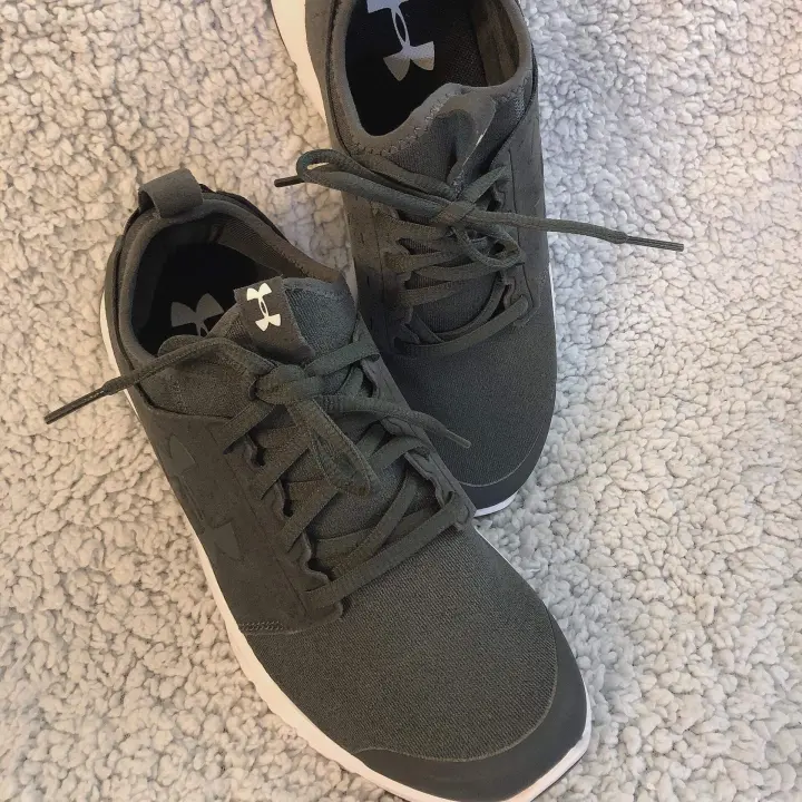 gray under armor shoes