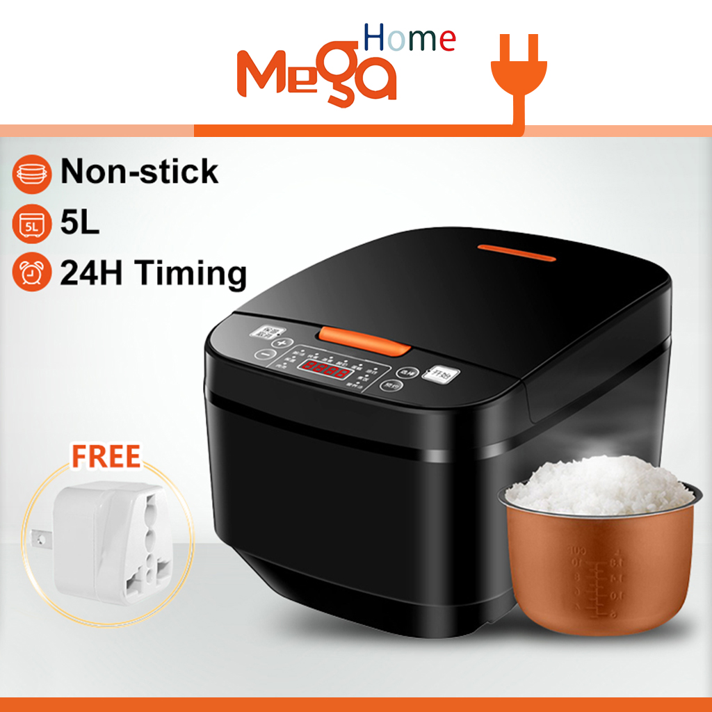 Megahome 5L Electric Rice Cooker Inverter Type Multifunctional