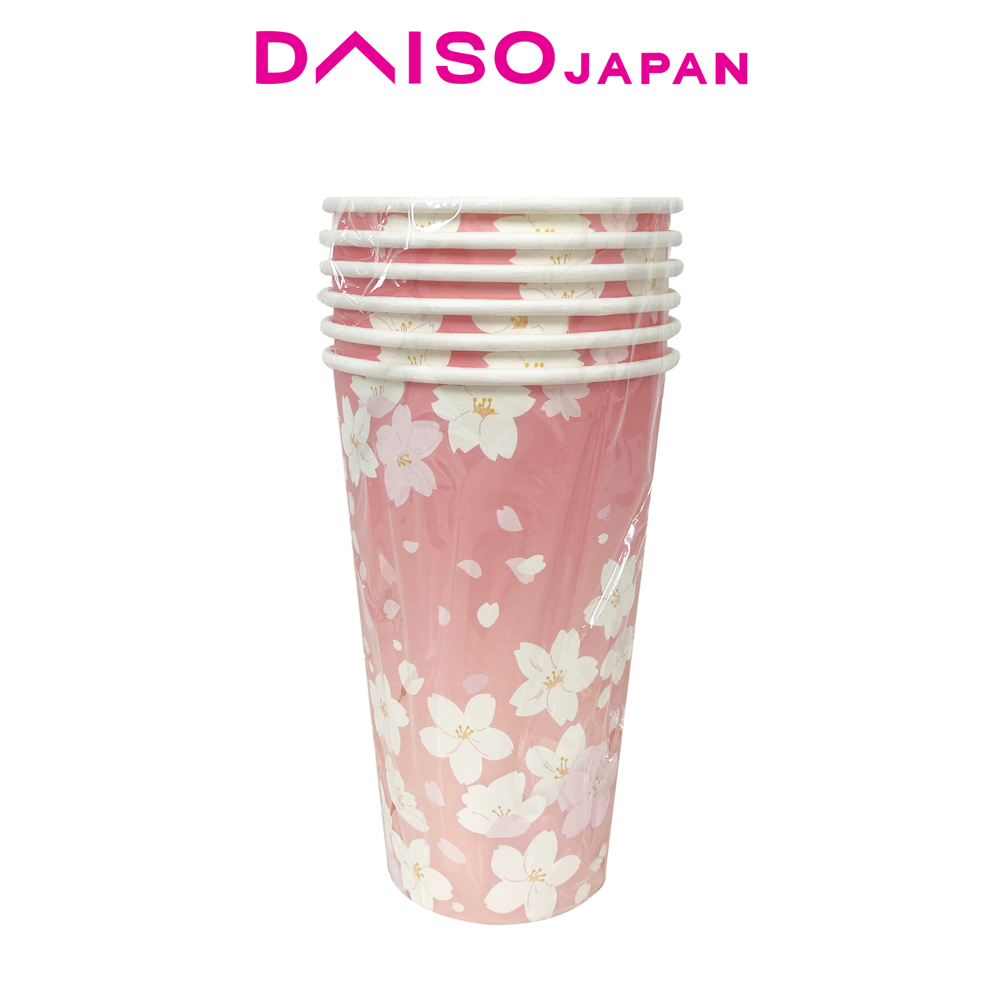 Daiso Cherry Blossom Paper Bowls (500ml, 6 pieces) | Lazada PH