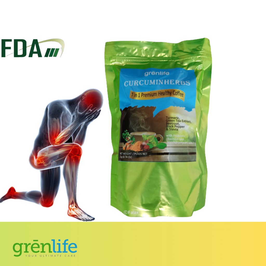 Grenlife Curcumin Herb Green Coffee Turmeric Natural Anti
