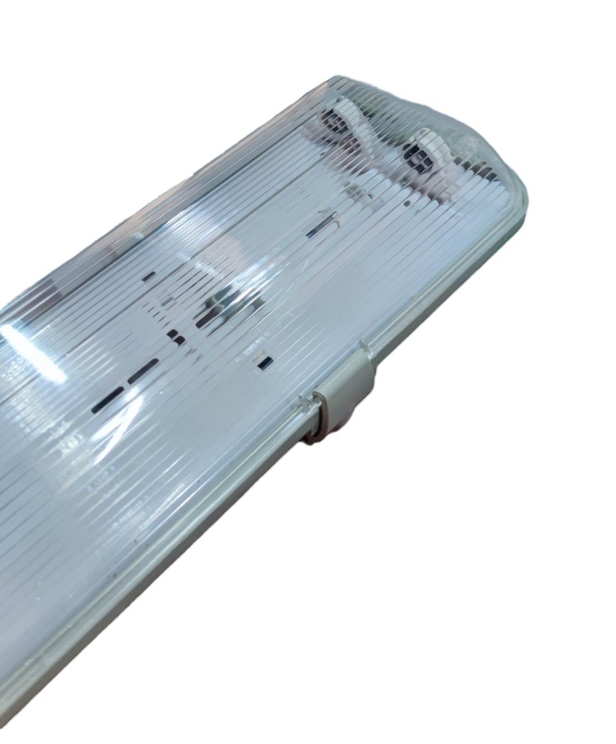 2x8W LED Fluorescent Fixture Weatherproof Single Ended Fixture Only