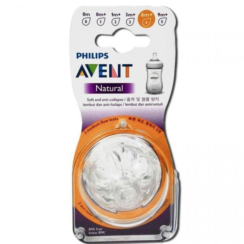 Philips Avent 6 Pack BPA Free Classic Fast Flow Nipple 