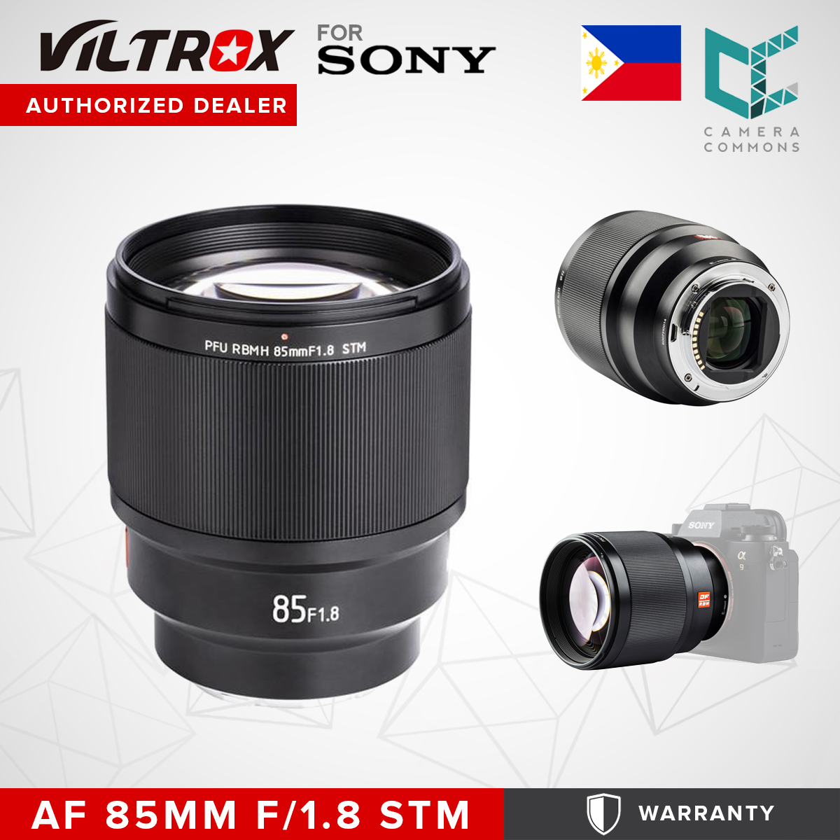 Viltrox AF 85mm f/1.8 V1 V2 II Lens for Sony FE E-Mount Autofocus Prime  Lens | Lazada PH