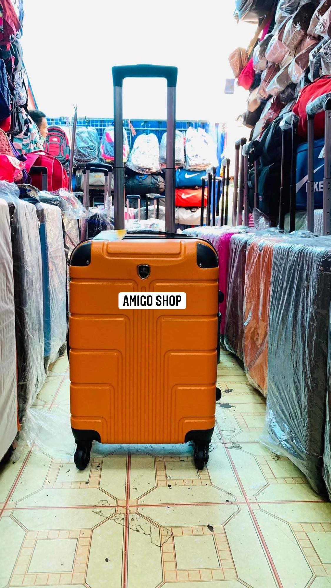 Medium 20inches Rubberized 4wheels 360 Rotation Spinner Luggage Travel